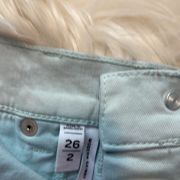 LOFT Modern Skinny Jean in Light Aqua - Picture 6 of 7